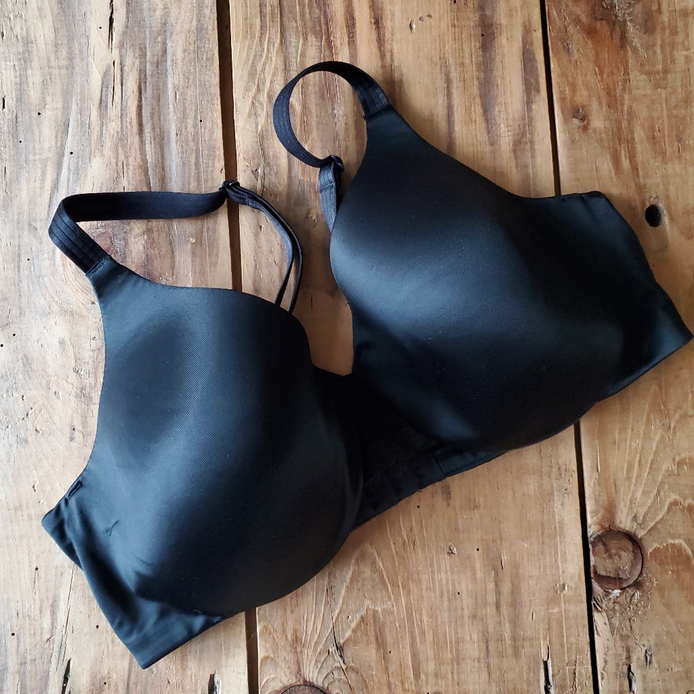 Bali One Smooth & Concealing Underwire Bra Black Women's Size 38C